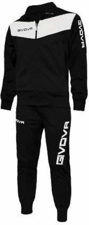 Trenerka za moške in otroke Givova, črno-bela