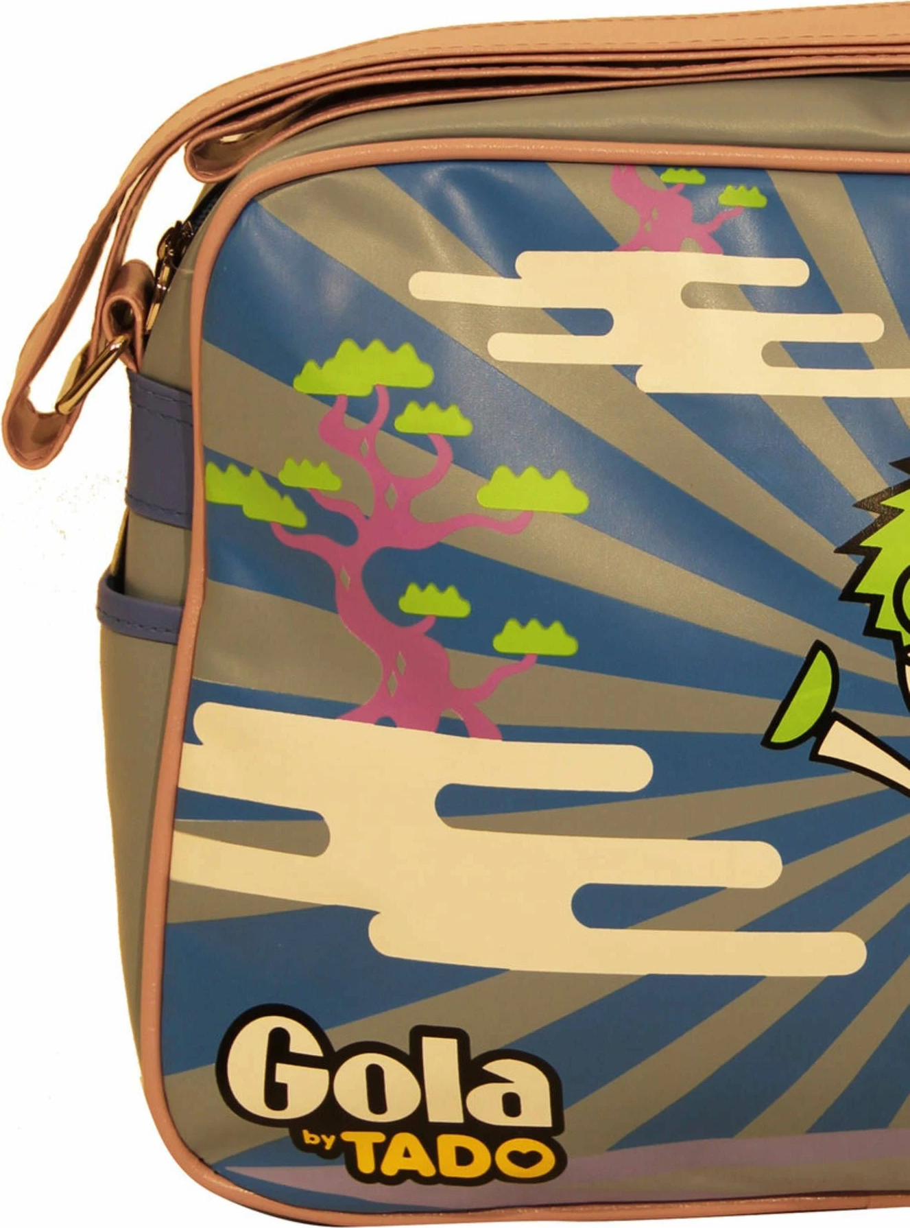 Torbica čez ramo za ženske, svetlo modra GOLA