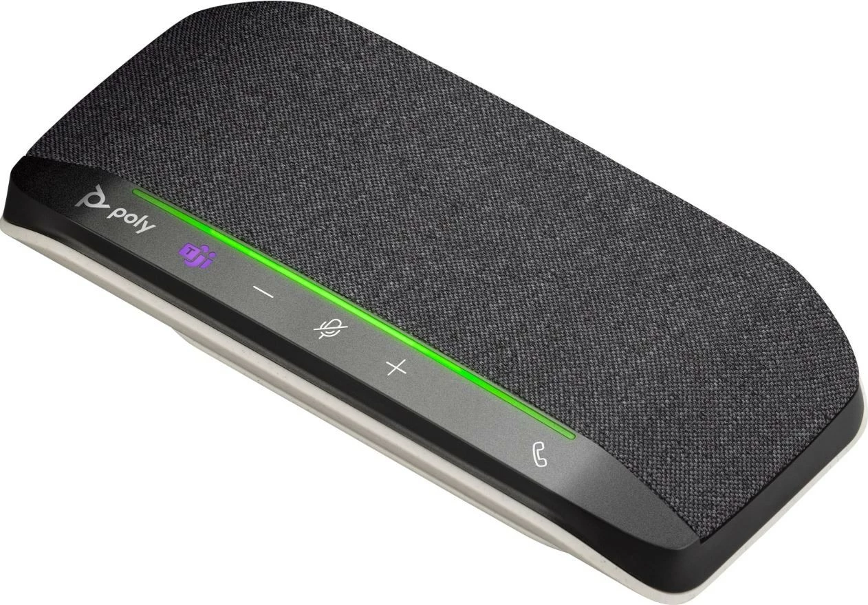 Konferenčni zvočnik POLY Sync 10-M, z dvema mikrofonoma, USB, siv