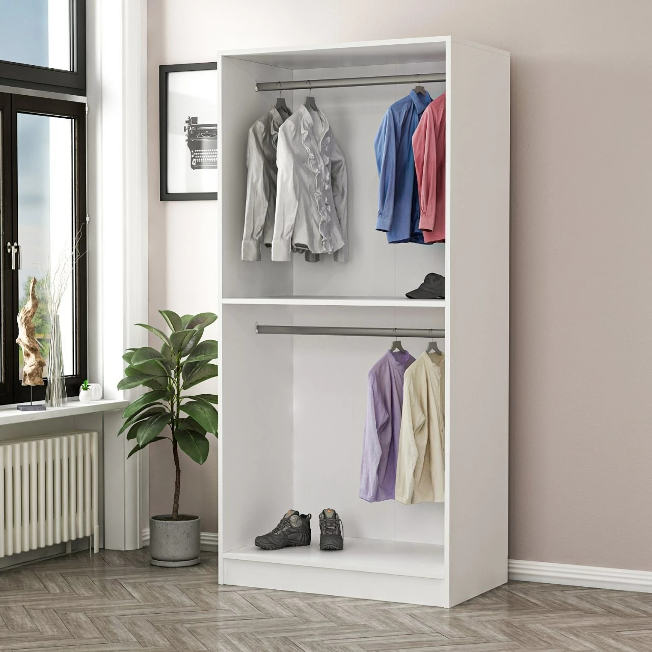 Omarica Skye Decor Kale, veriga, bela, 210 cm