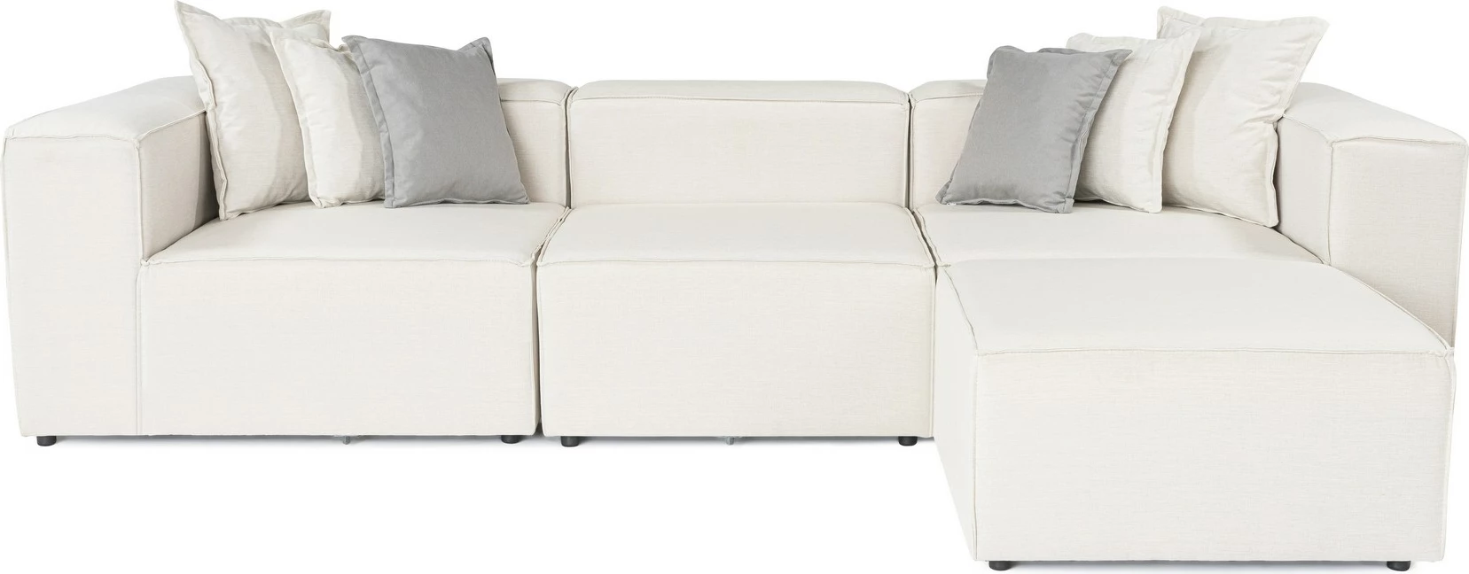 Kotna sedežna garnitura Frida 4, ecru, Atelier del Sofa