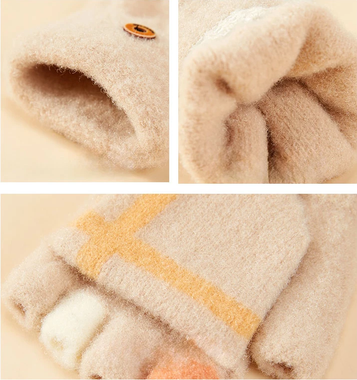 Zimske rokavice mitene Hurtel za ženske/otroke, univerzalne, modre