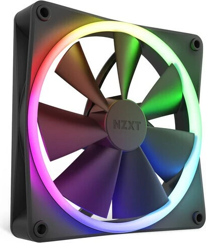 Ventilator 140mm NZXT F140 RGB, črn
