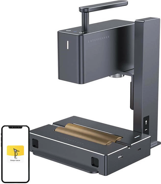 Graverka z laserjem LaserPecker L2 Suit Version, 5 W, črna