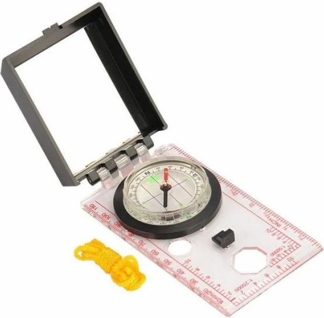 Turistični kompas Meteor, črn