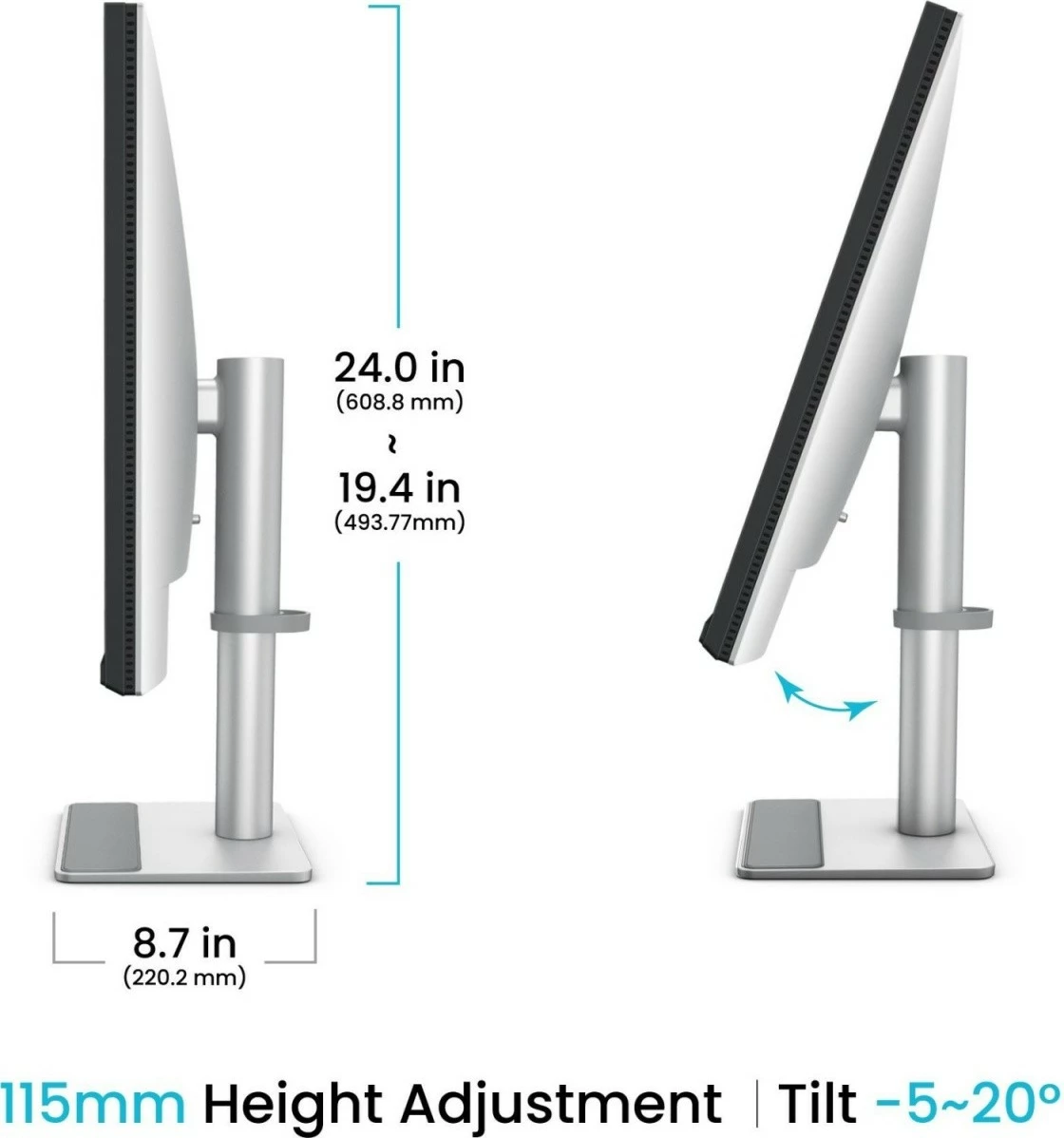 Monitor 31,5" 4K UHD IPS, 60 Hz, Benq MA320U, črno/srebrn