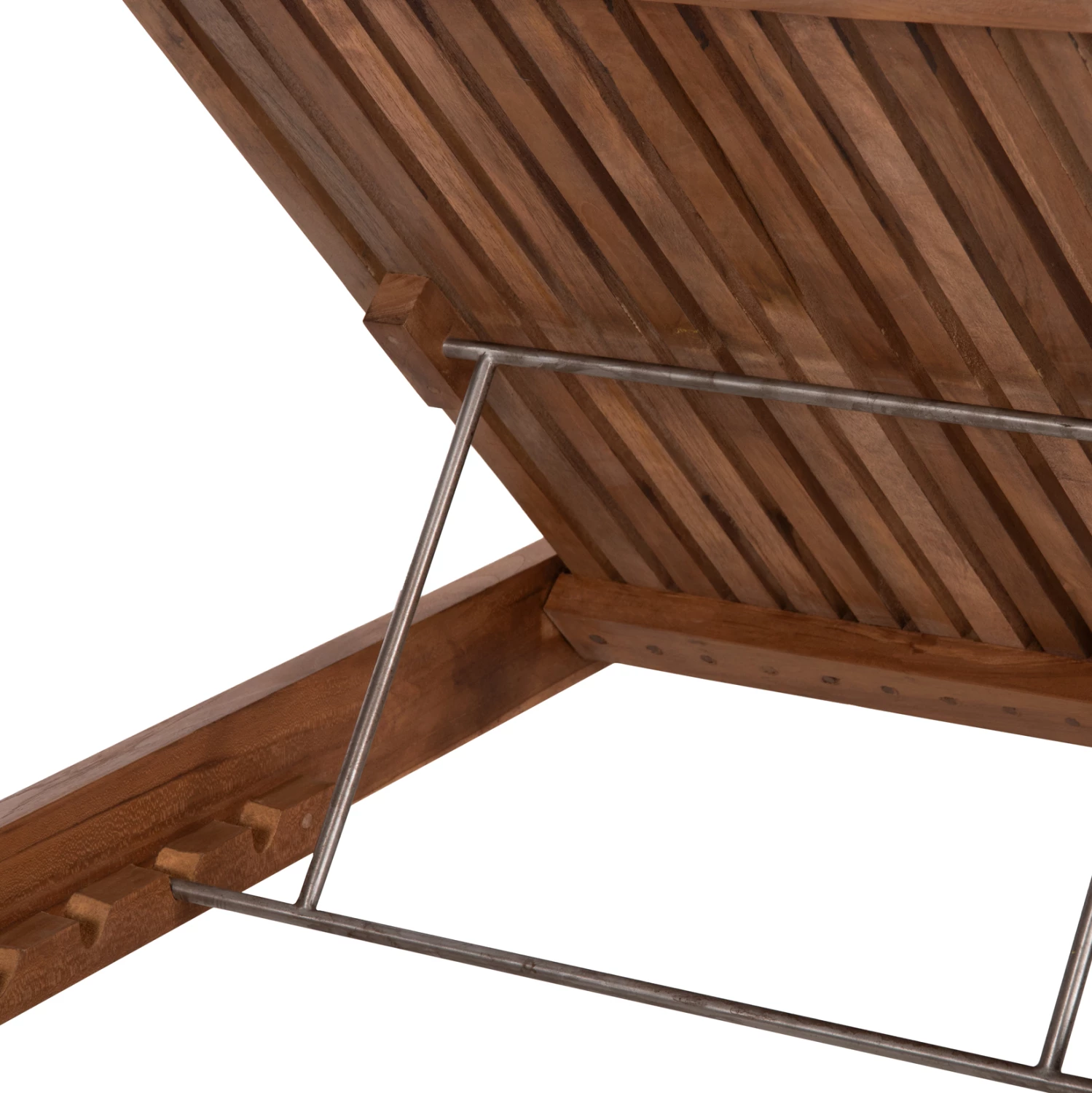 Ležalnik za sončenje LAGERTHA FH5963.11 iz tikovine v naravni barvi 200x65x102H cm