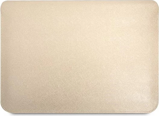 Ovitek za prenosnik Guess Saffiano Triangle Logo, 16", bež