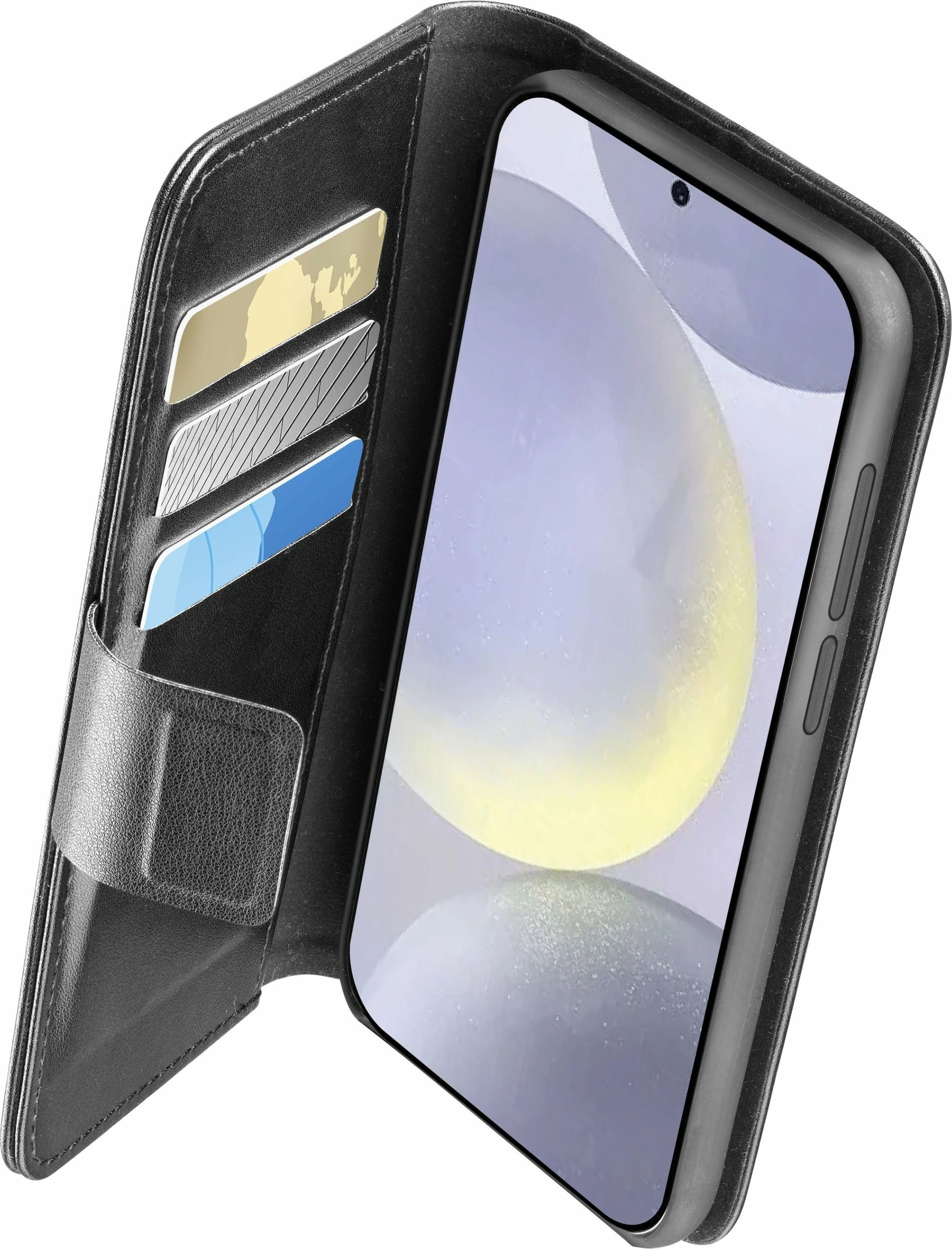 Folio ovitek za Samsung Galaxy S25, 6,36", črn - Cellular Line