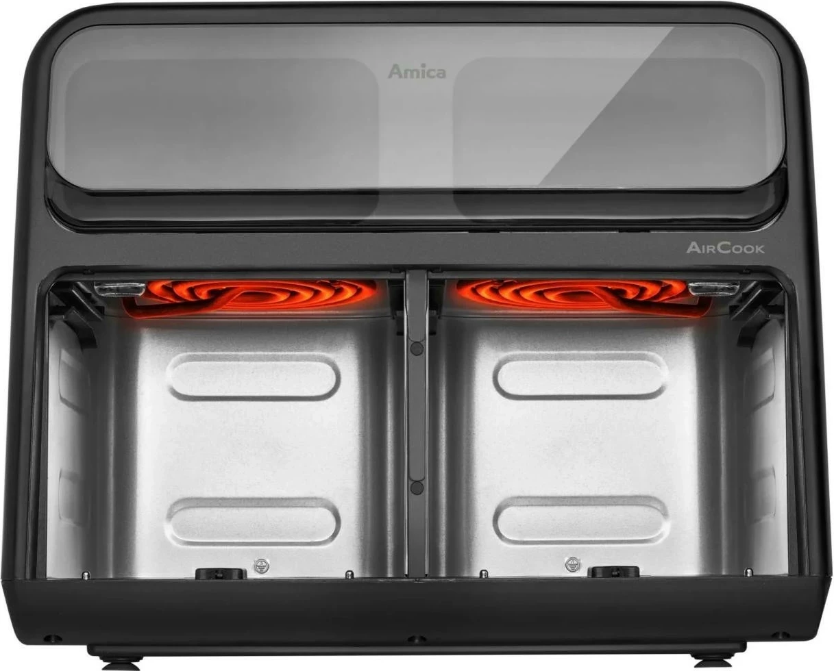 Zračna friteza Amica AFM 7020, 8 l, zaslon na dotik, črna