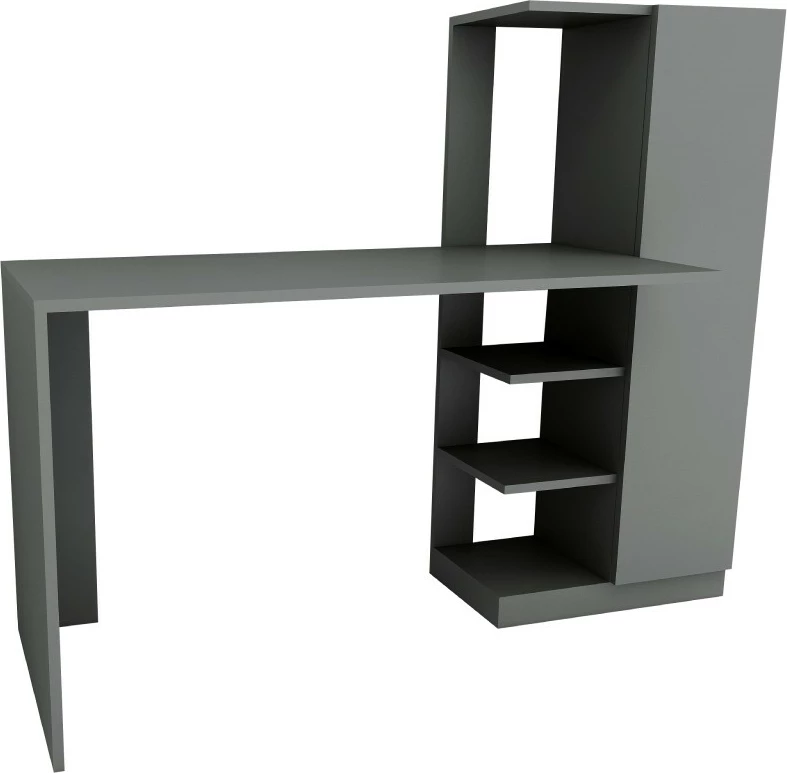 Delovna miza za študij, antracit, Hanah Home Yagiz