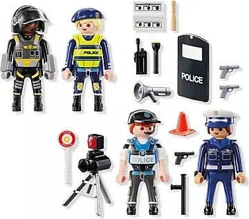 Set policijskih figuric Playmobil Action Heroes 71730, 35 kosov
