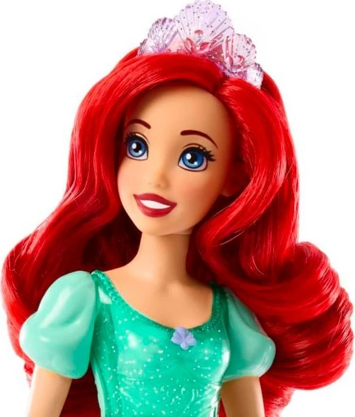 Punčka Disney Princess Ariel, Mattel HLW02/HLW10, z zeleno obleko