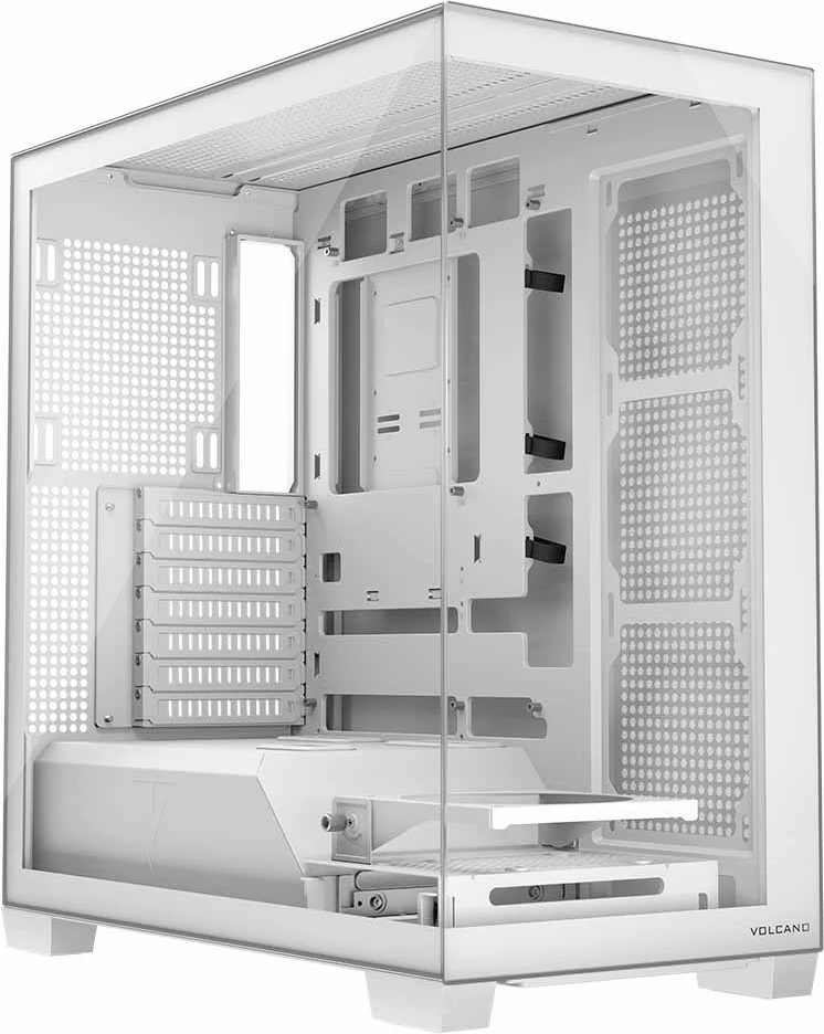 Računalniško ohišje MODECOM STELLAR NF ARGB 20, Midi Tower, ATX/ITX/Micro ATX, belo