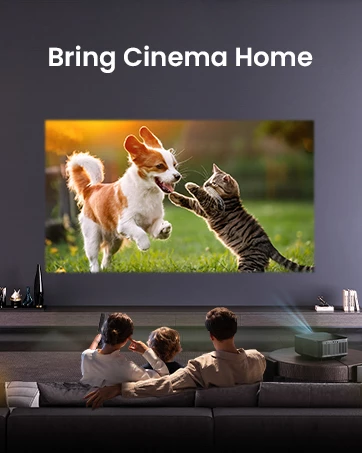 Multimedijski projektor FullHD 1080p Yaber K3, JBL 15W, Google TV, črn