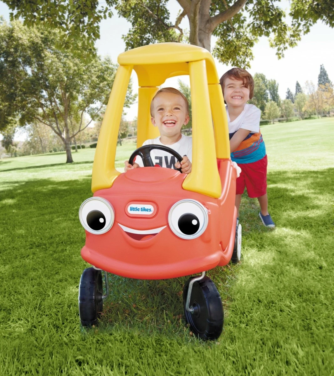 Igračeča voziček z novimi očmi, rdeče/rumen Little Tikes Cozy Coupe