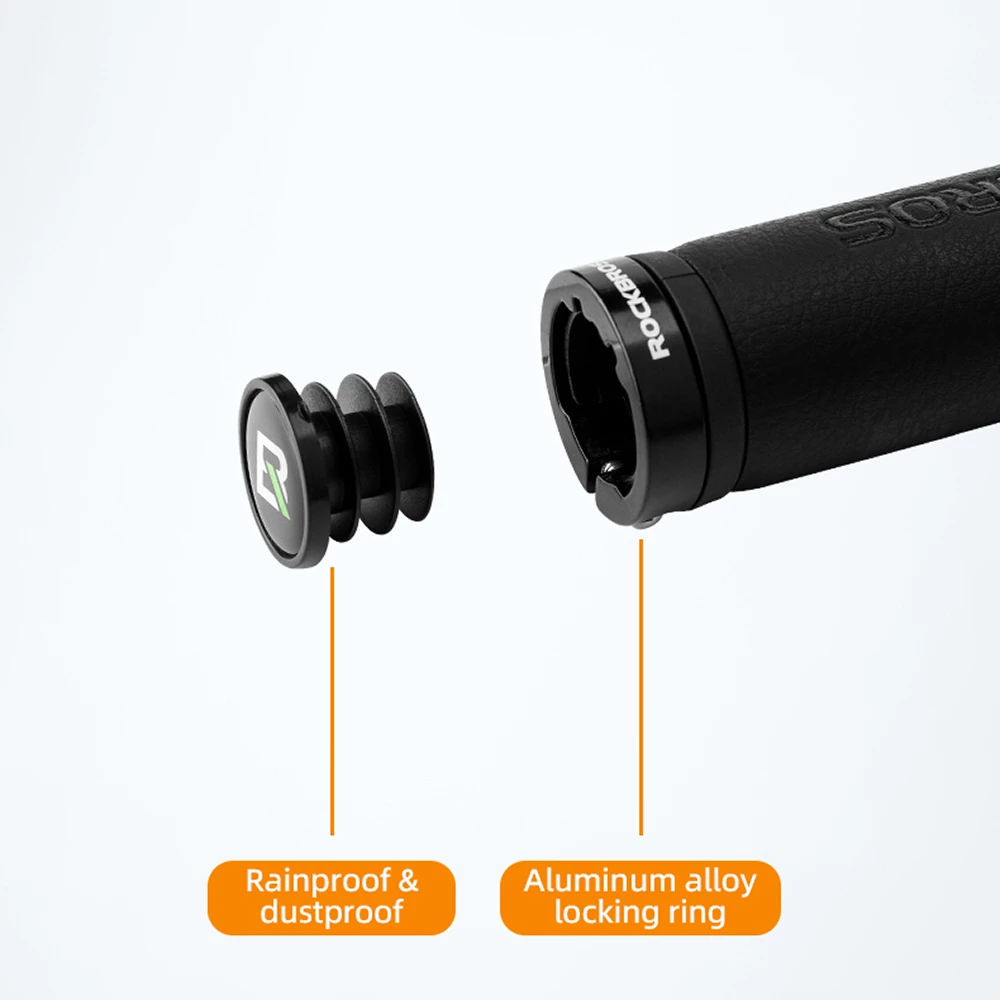 Ročaji krmila iz mikrovlaken, Rockbros 40210003001, črni