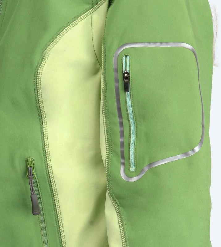 Mehka jakna za ženske Salewa, zelena