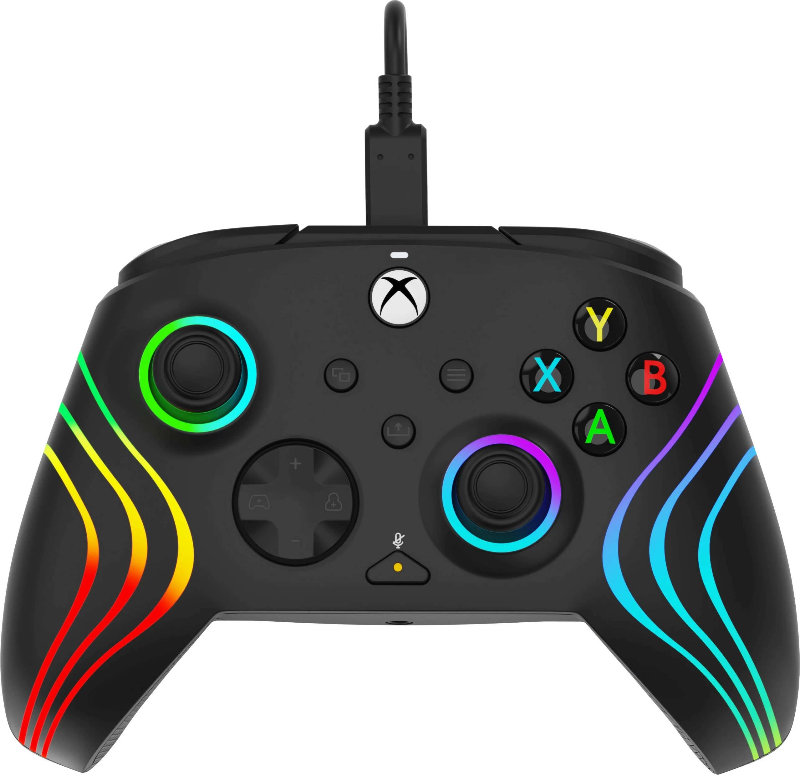 Žičen igralni kontroler PDP Afterglow Wave, PC, Xbox One, Xbox Series S/X, USB, črn