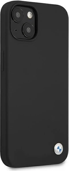 Silikonski ovitek za telefon BMW Silicone Signature za iPhone 13 mini, 5,4", črn