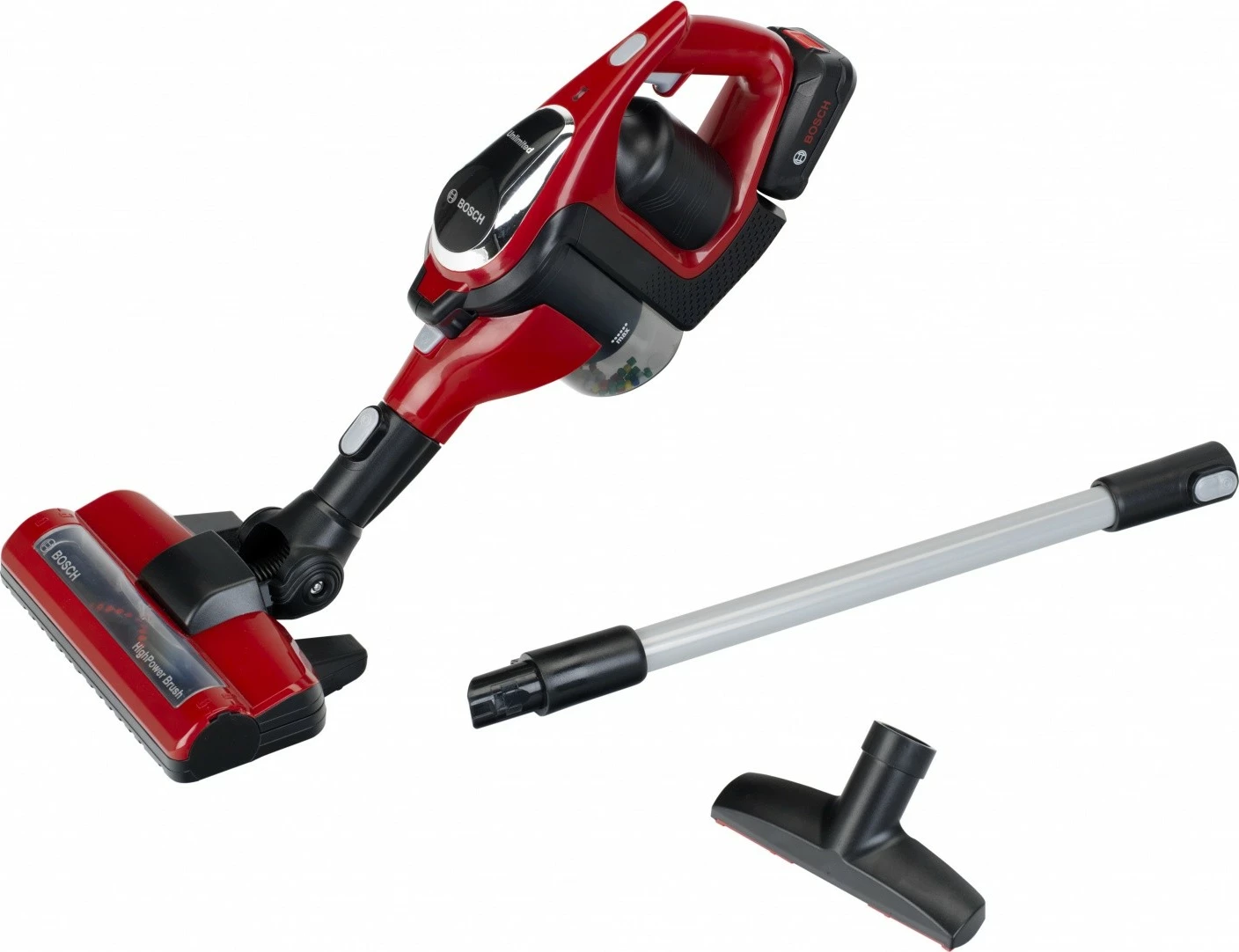 Igrača sesalnik Bosch Unlimited, za otroke, rdeče/črno/srebrno