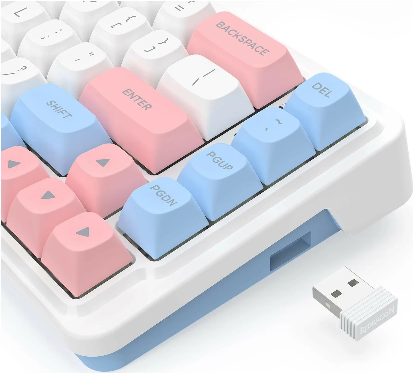 Mehanska tipkovnica, RGB, bela Redragon K709WBP-RGB-PRO