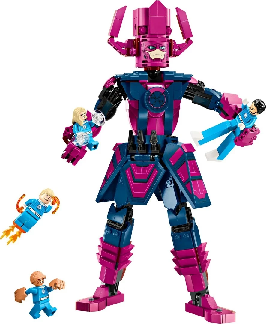 Set za sestavljanje Fantastic Four proti Galactusu, LEGO Marvel 76316, 427 kosov, 4 minifigure