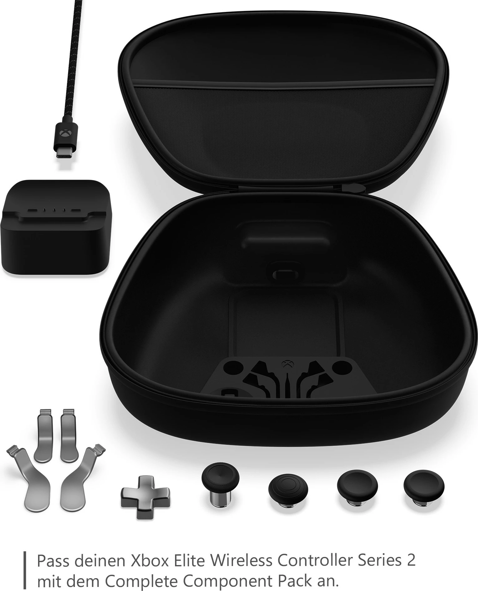 Premium brezžični kontroler za igre Xbox Elite Series 2, Microsoft, PC, Xbox One, črn, USB Type-C