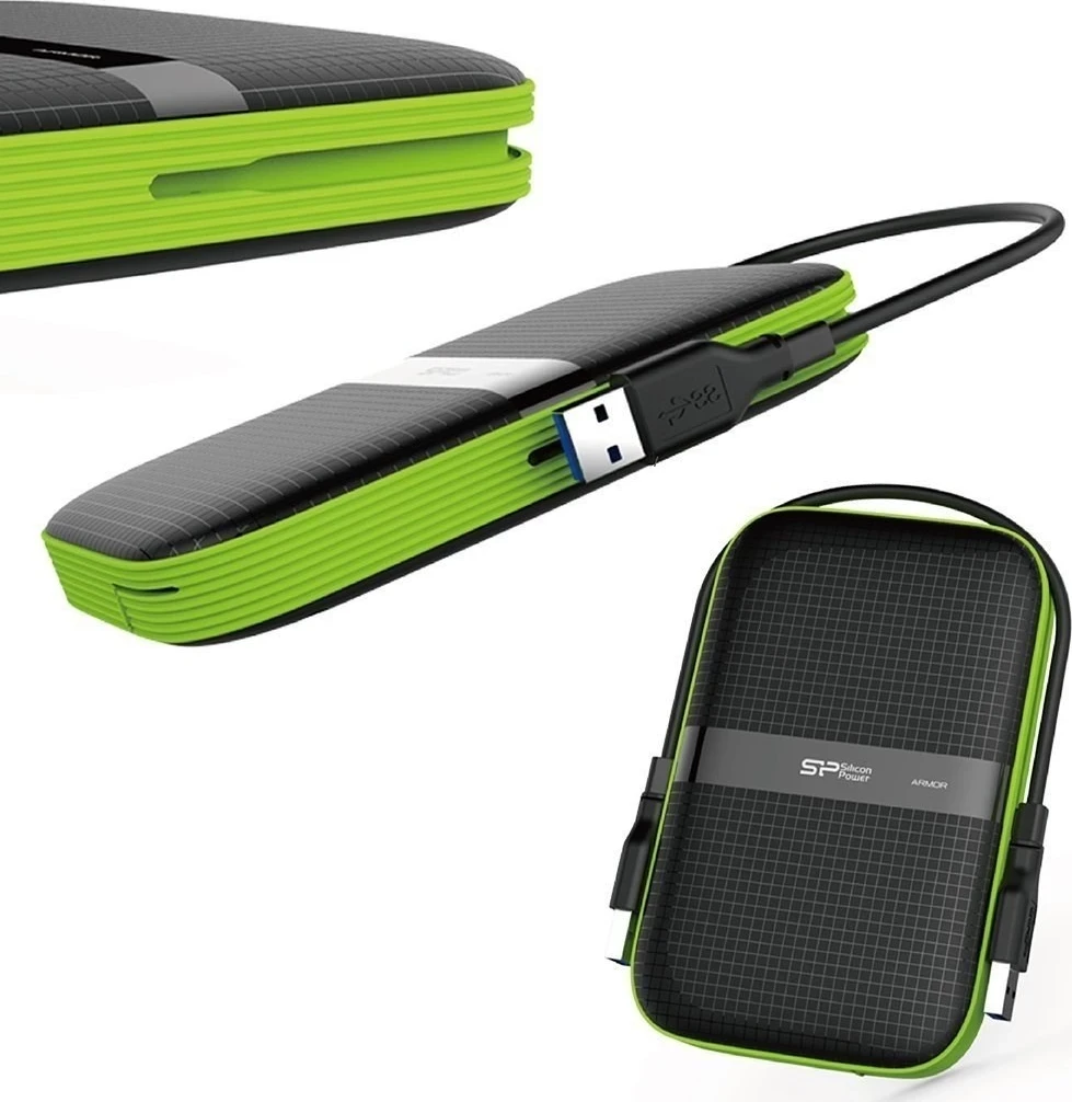 Zunanjí trdi disk Silicon Power Armor A60, 1 TB, črn