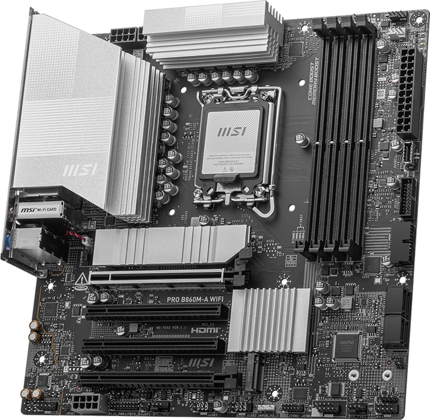 Matična plošča MSI PRO B860M-A WIFI, micro ATX, LGA1851