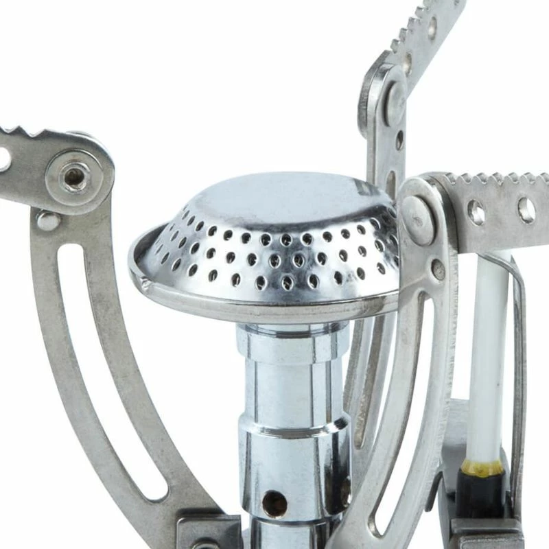 Prenosni štedilnik za turizem MacGyver, siv/srebrn