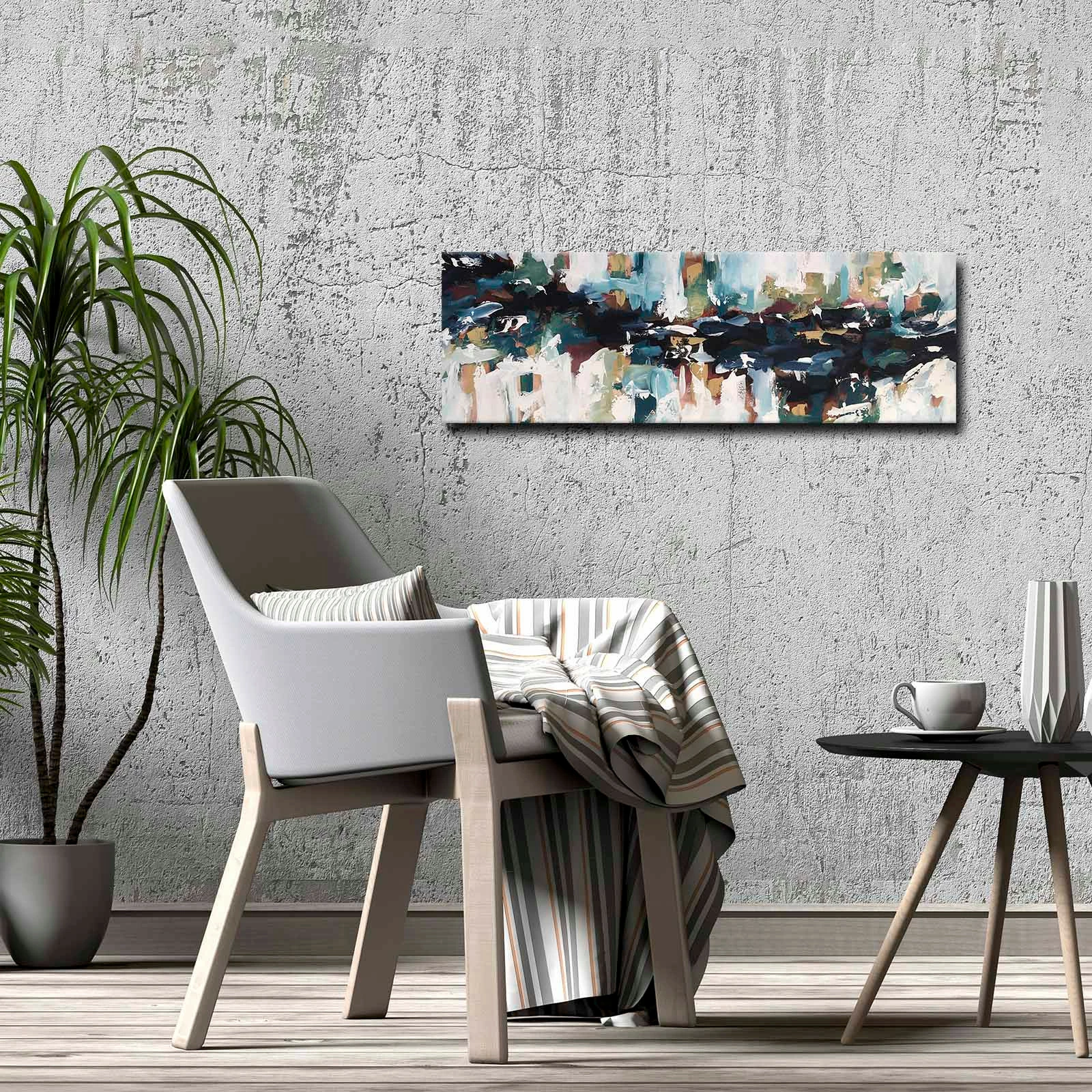 Dekorativna platnena slika, večbarvna, Wallity 3090ABSC-016, 30x90 cm