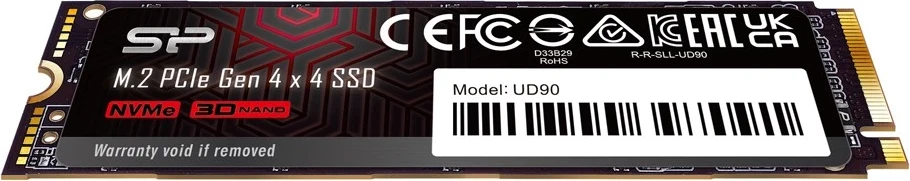 SSD 4 TB, PCI Express 4.0, Silicon Power UD90