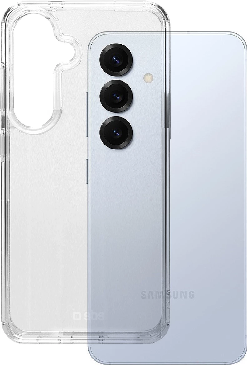 Ovitek za telefon D3O za Samsung Galaxy S25+, prozoren