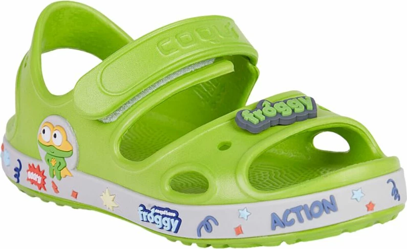 Sandali za otroke Coqui, zeleni