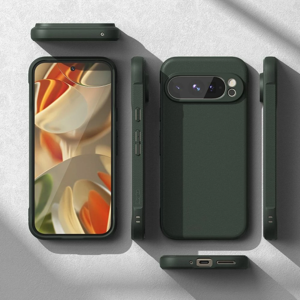 Ovitek Ringke Onyx za Google Pixel 9 Pro XL, zelen