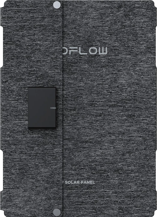 Zložljiv prenosni sončni panel 45 W, USB-C, črn EcoFlow EFSOLAR45-TYPE-C