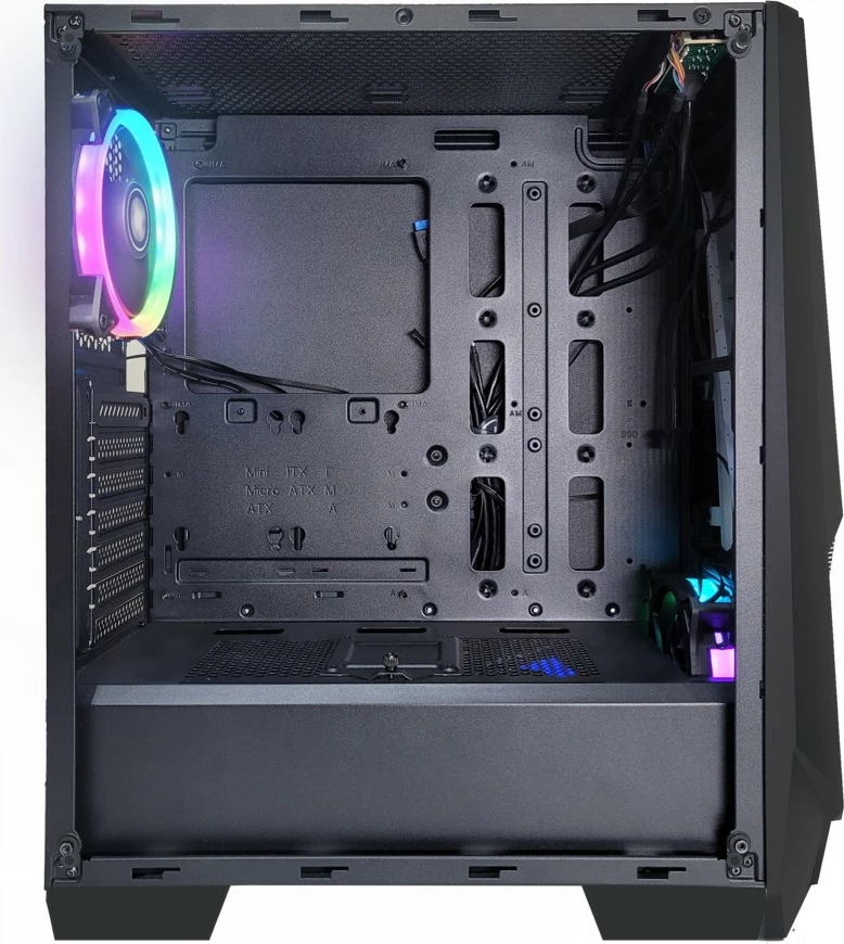 Midi Tower ohišje Xilence X505.ARGB, ATX/micro ATX/Mini-ITX, črno