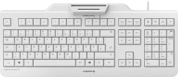Mekančna polnovelika tipkovnica SECURE BOARD 1.0, Cherry, USB, žična, QWERTZ, siva