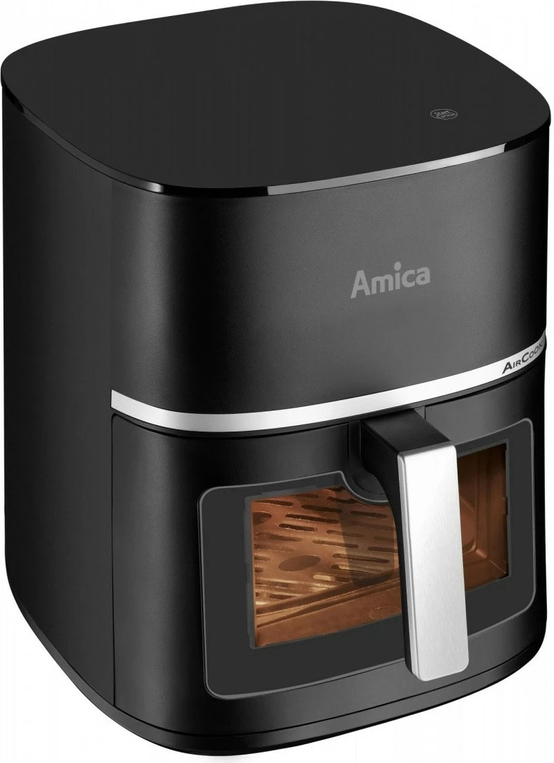 Zračna friteza 7,2 L, 1700 W, 10 programov, zaslon na dotik, okence za pregled, črna Amica AFM 6020