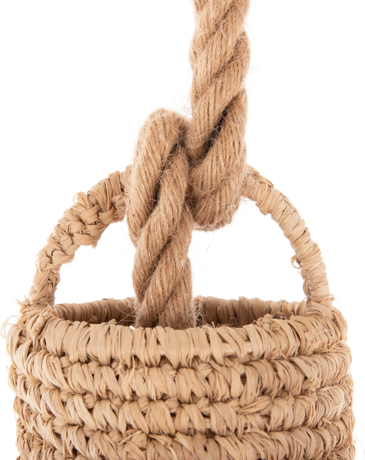 Stropna viseča svetilka komplet FH11924 iz vrvi in vlaken posušenih palm Φ52.5Χ160H cm