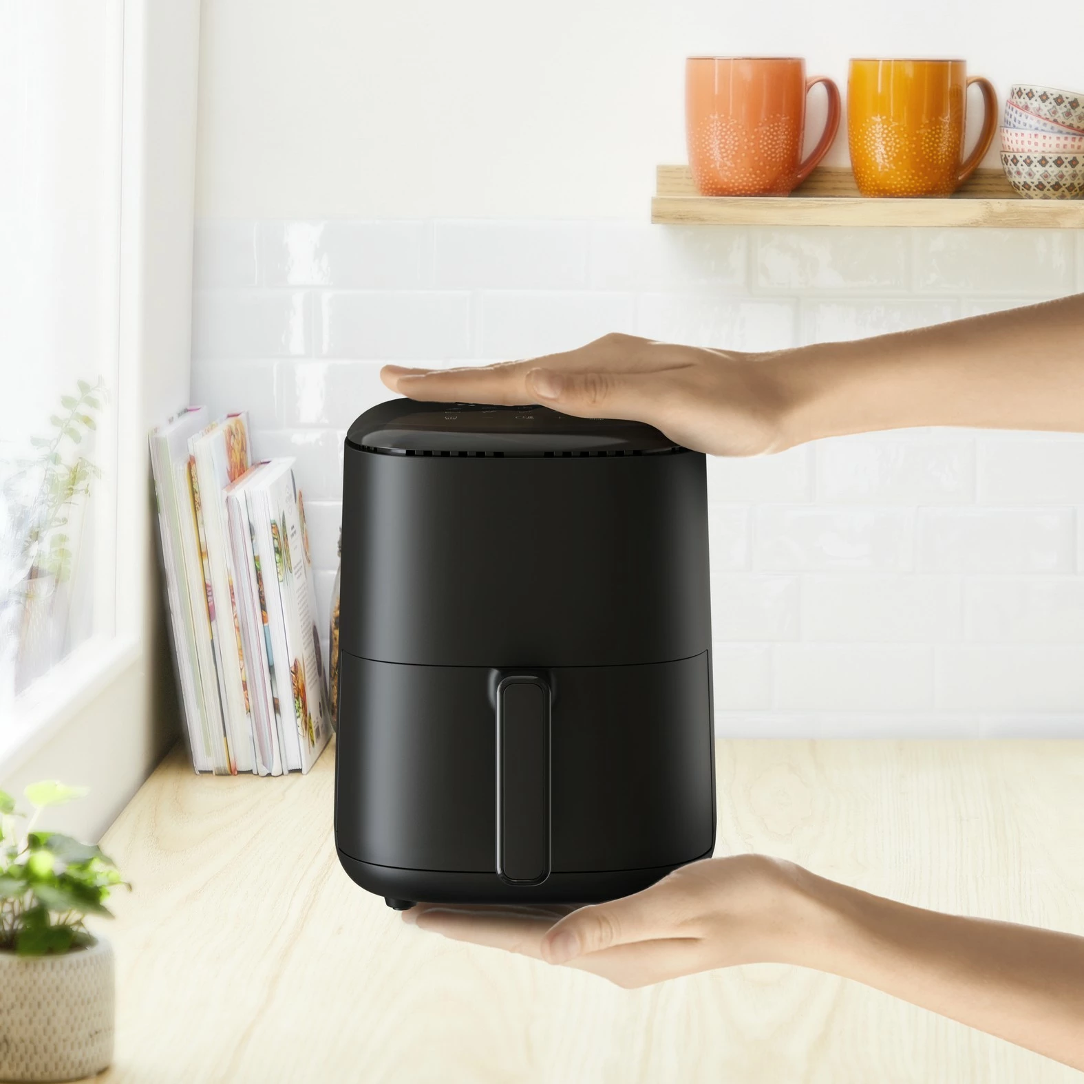 Friteza na vroči zrak Tefal Easy Fry EY145810, 3 L, črna