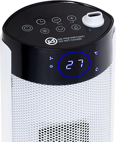 Ventilatorni grelnik keramičen, Adler AD 7730, bel