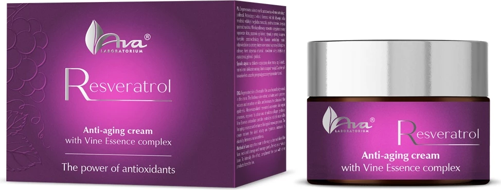 Anti-age krema za obraz s kompleksom Vine Essence Resveratrol, Ava Laboratorium, 50 ml