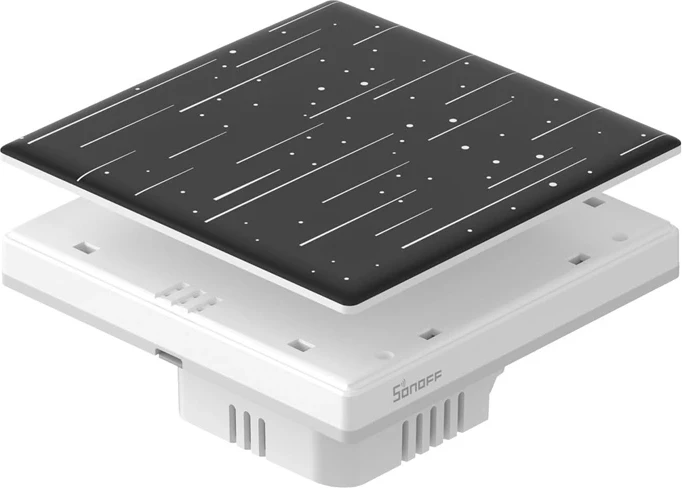 Dekorativni pokrov za pametno stikalo Sonoff T5-1C-86-star, plastika, Star