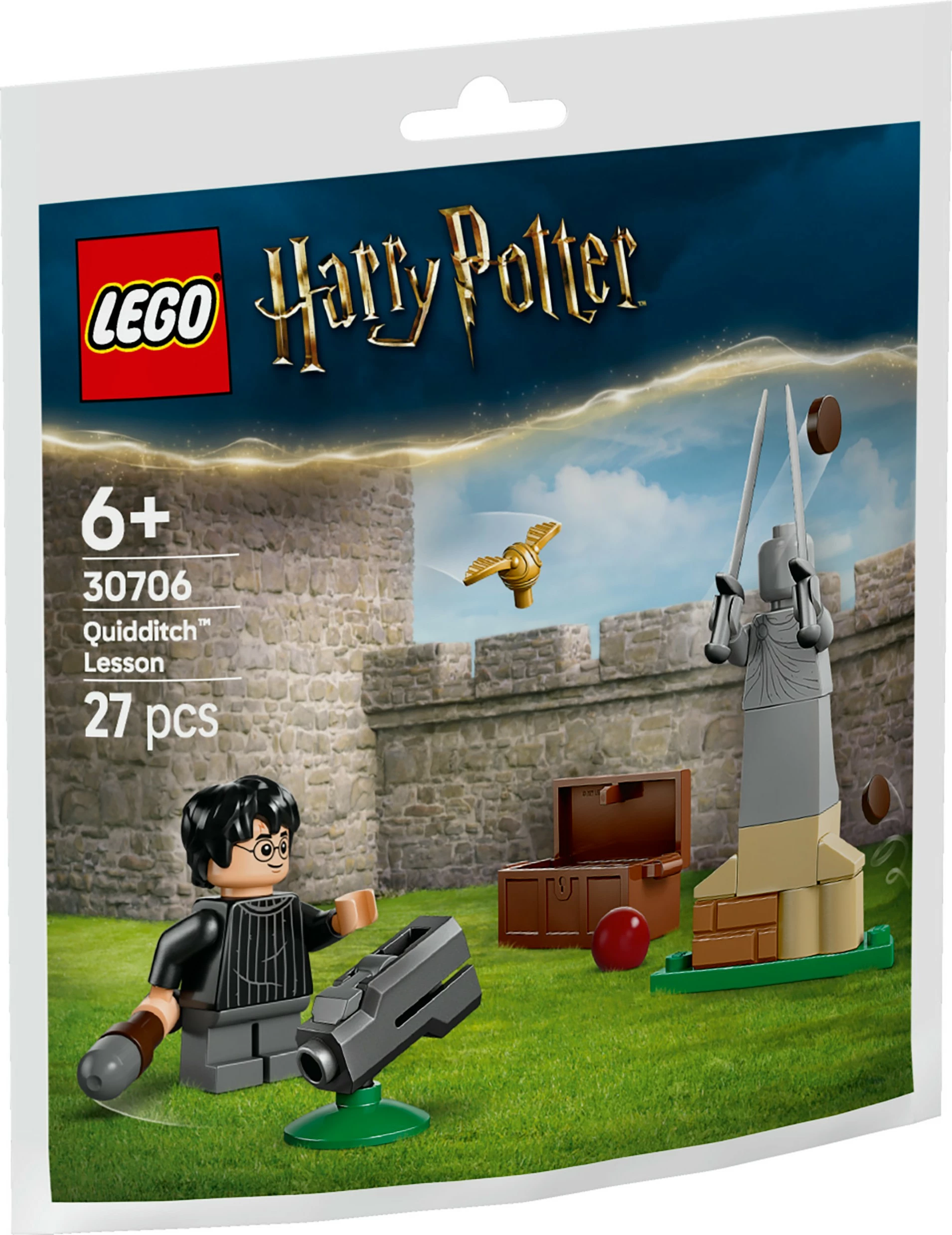 Set za sestavljanje Quidditch Training LEGO Harry Potter 30706, 27 delov, večbarven