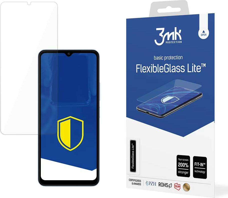 Hibridni stekleni zaščitnik 3mk FlexibleGlass Lite za Xiaomi Redmi A3, ultra tanek, prozoren