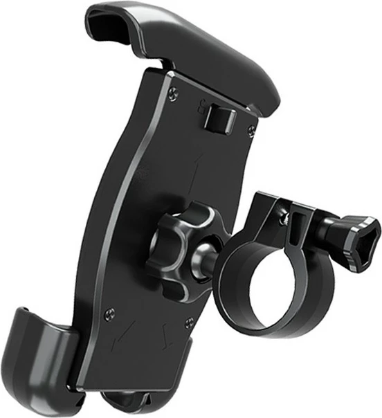 Držalo za telefon CRONG Bikeclip Enduro za kolo/motor, za telefone 4,7–6,8", črno