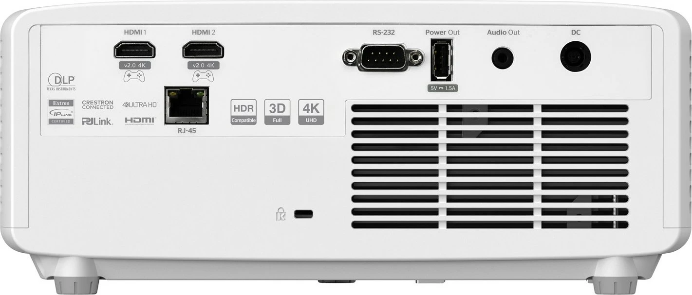 DLP projektor 4K UHD, laser, 3700 lm, bel, Optoma ZK430ST