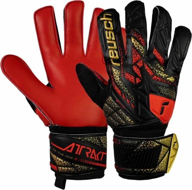 Rokavice za vratarja Reusch, za moške in ženske, črne in rdeče